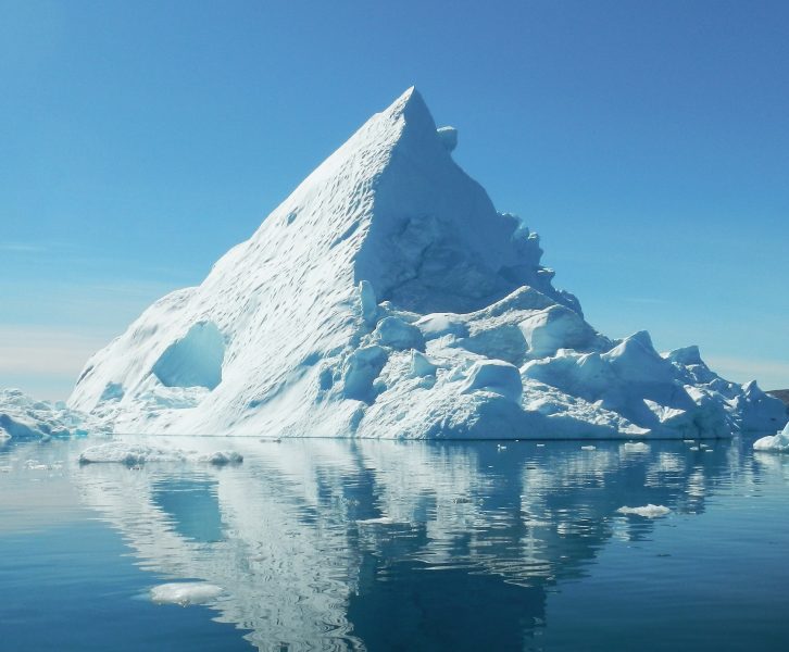 Iceberg Breaks from Antarctic Ice Shelf