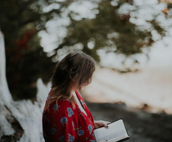 Girl studying