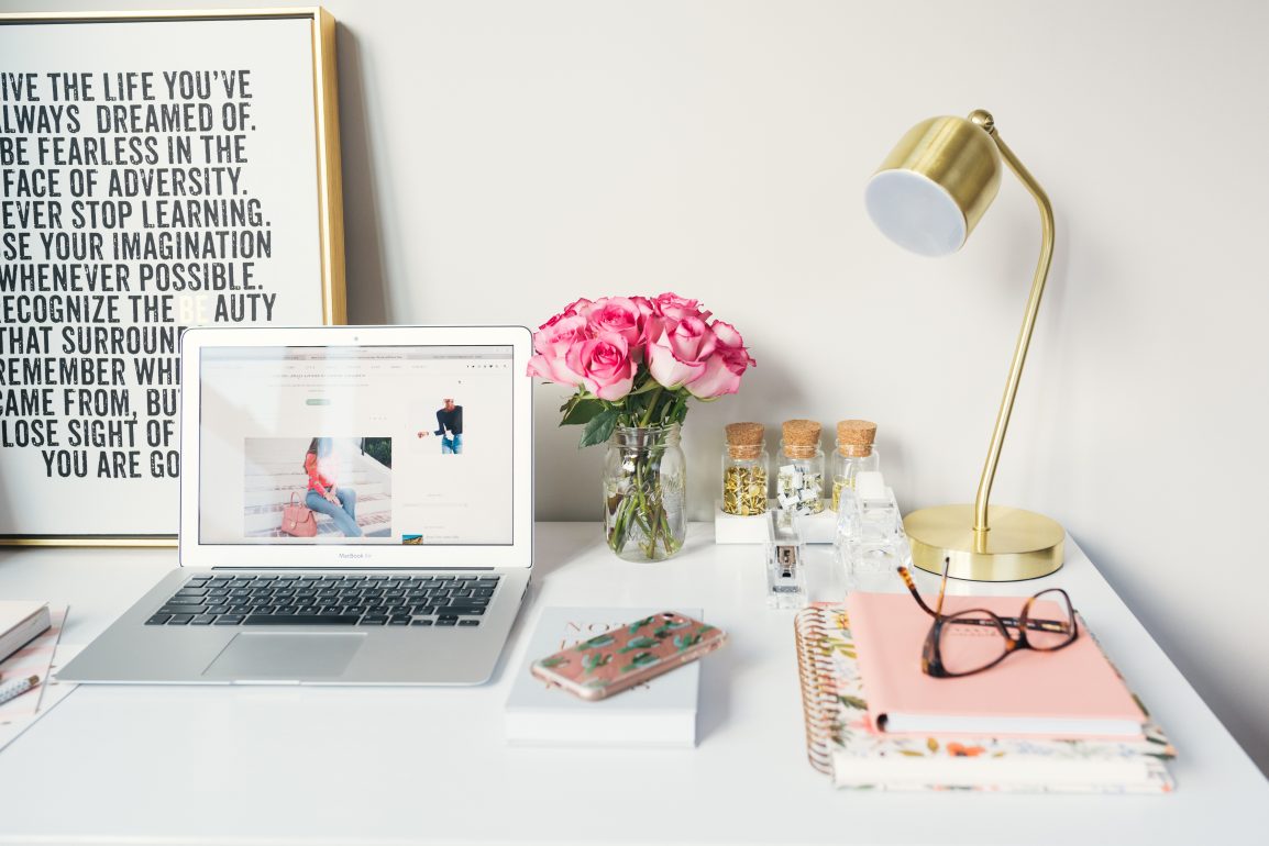 Neatly Decorated Desk