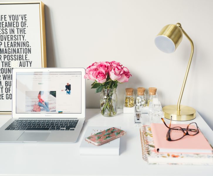 Neatly Decorated Desk