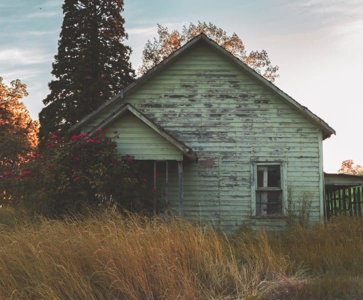 An abandoned house