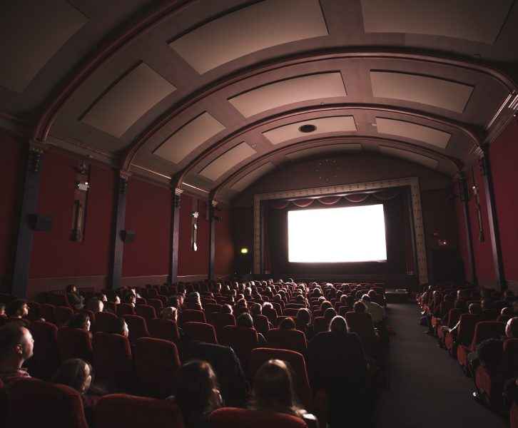 A crowded theater