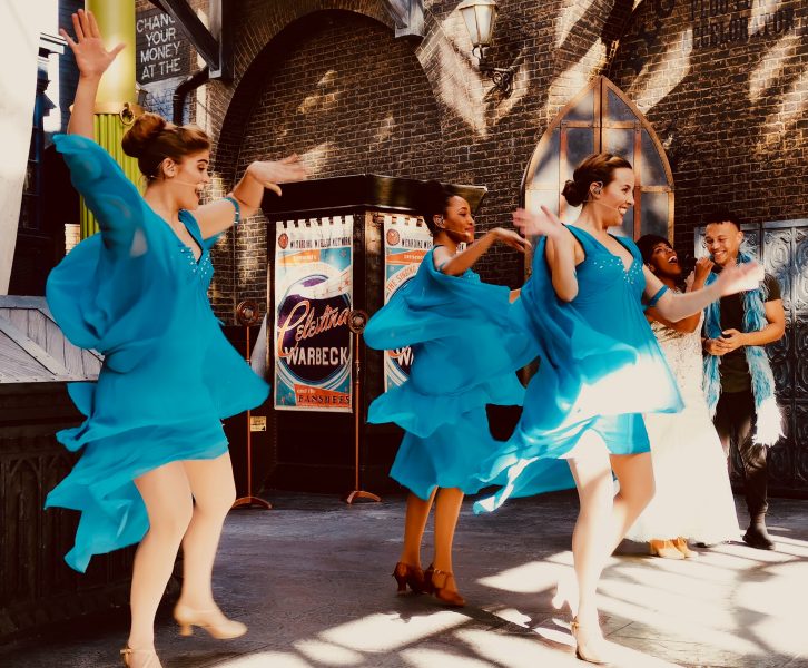 a Salsa class enjoys Latin American songs