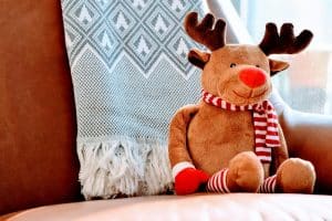 Christmas gift idea stuffed raindeer toy