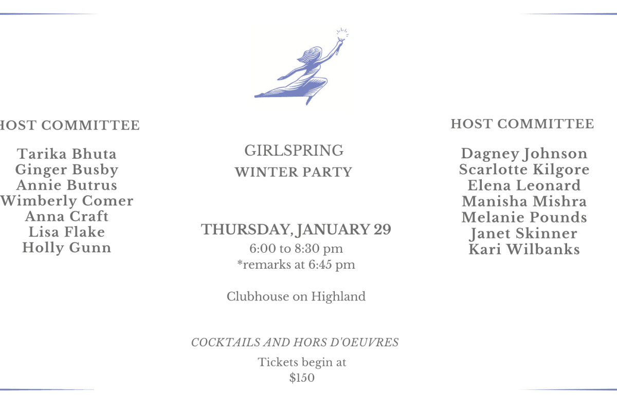 Girlspring Winter Party Invitation